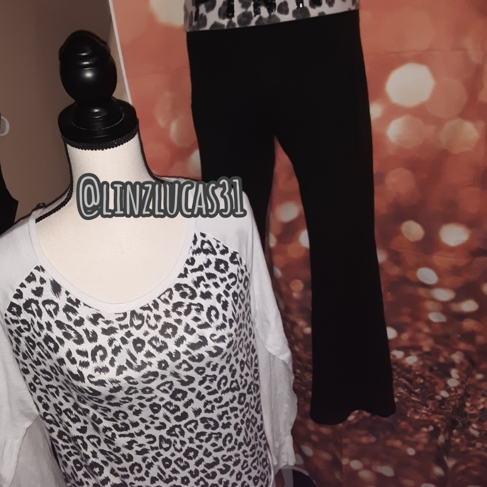 PINK VICTORIA SECRET SzM l/s shirt, EUC